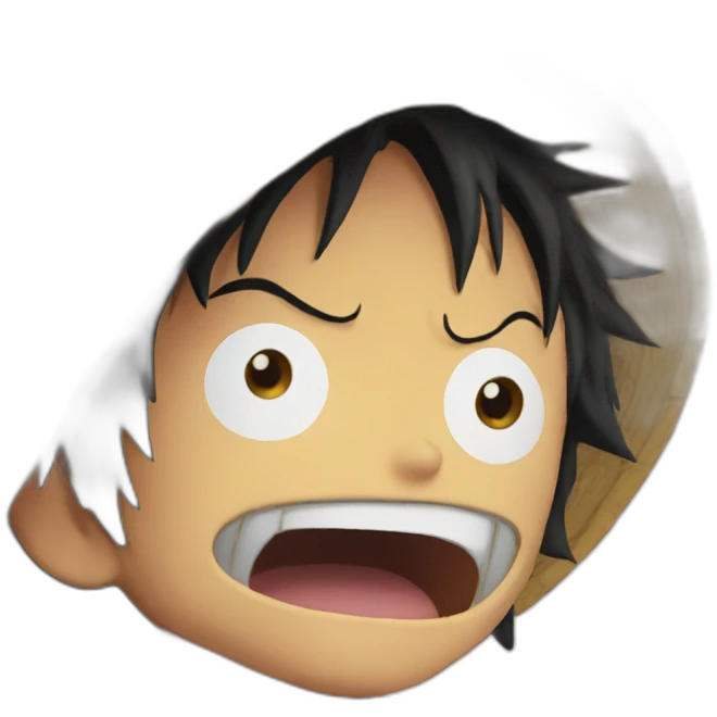 luffy scared emoji