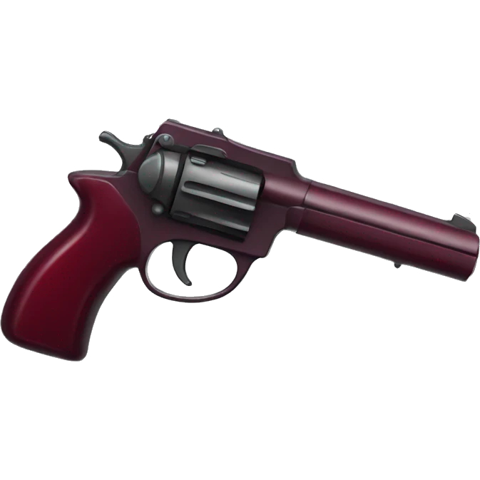 Wine red pistol emoji