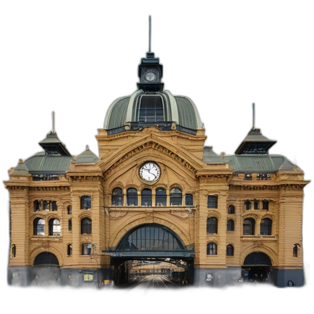 melbourne flinders station emoji