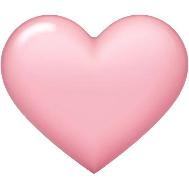 light pink heart  emoji
