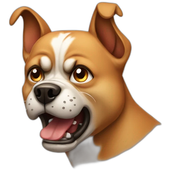 angry dog emoji