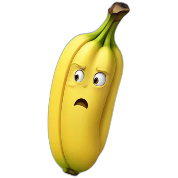 Banana angry emoji