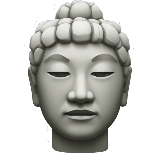 japanese stone statue emoji