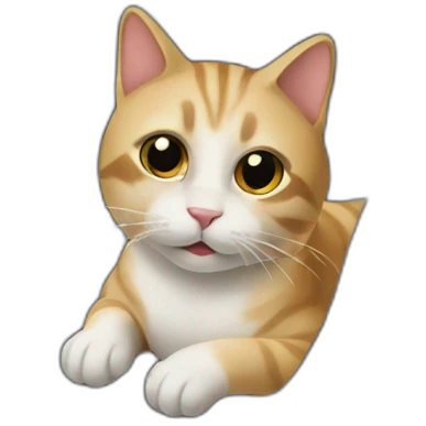Cat in a Nissan car emoji