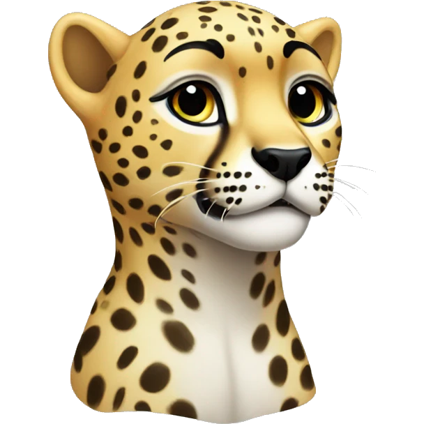rainbow cheetah   emoji