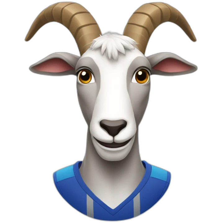 Goat of football ⚽ emoji