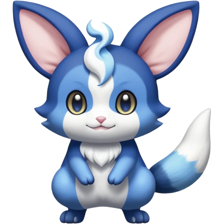 Amaura-Meowstic-Minccino-Delcatty-Pachirisu-fusion emoji