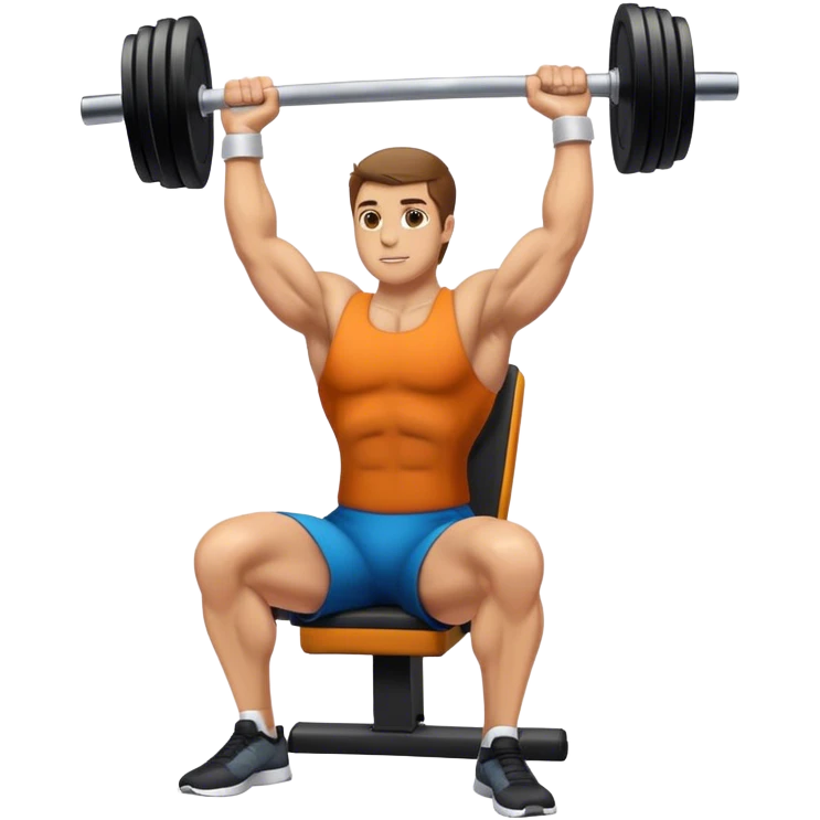 Seated Dumbbell Tricep Extension emoji