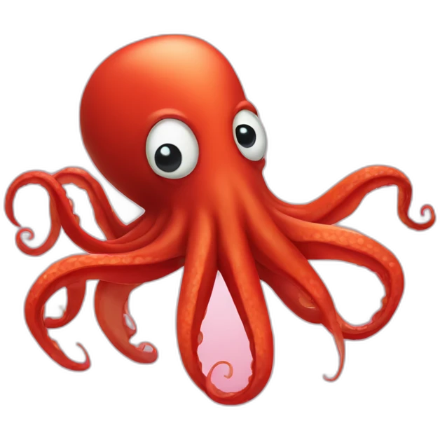 red squid emoji