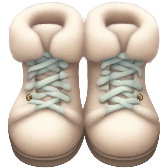 Fluffy shoes emoji