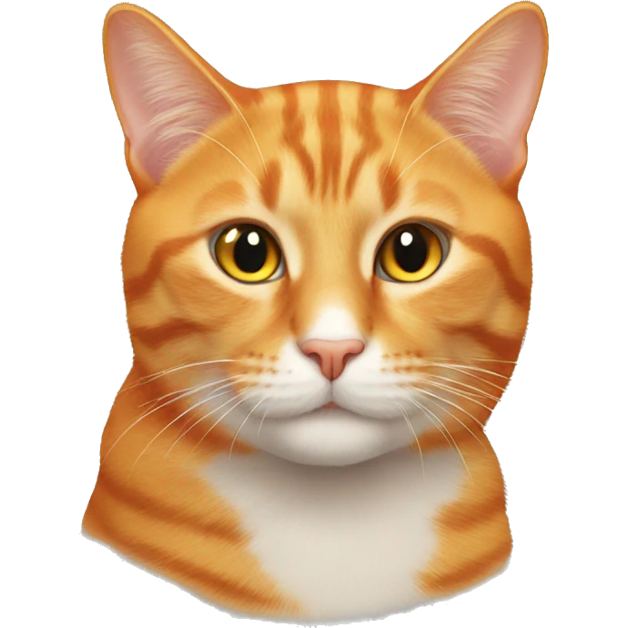 Orange cat emoji