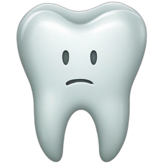 Tooth emoji