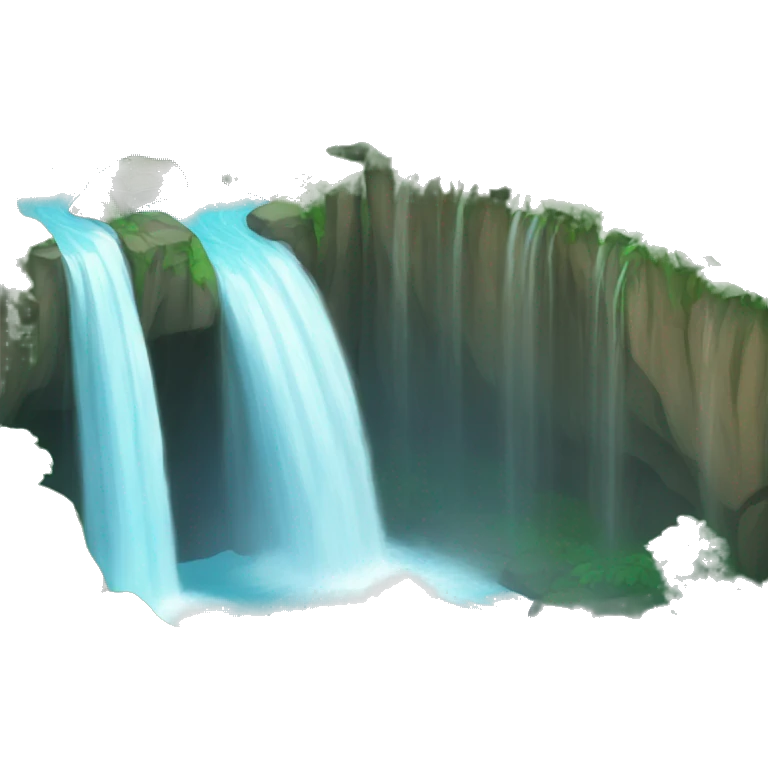water falls emoji