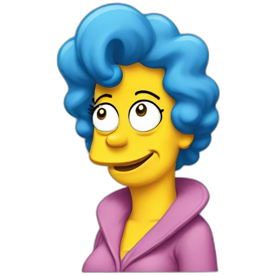 Marge simpson emoji