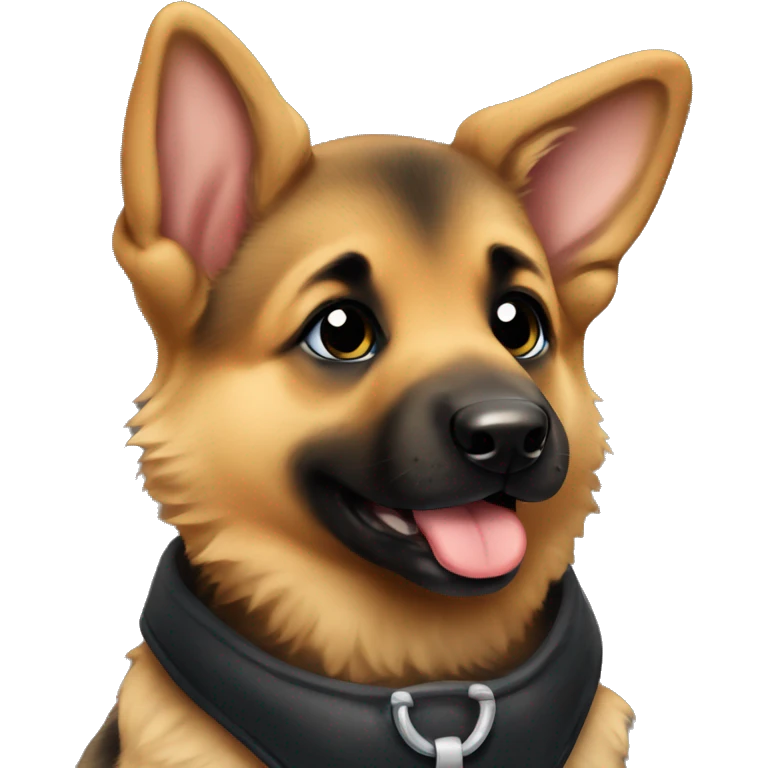 Cute baby german shepherd  emoji