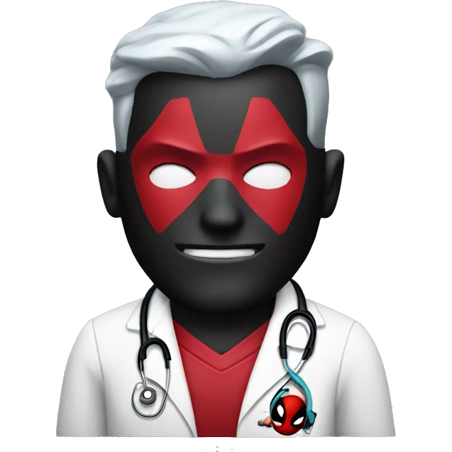 deadpool as a doctor emoji