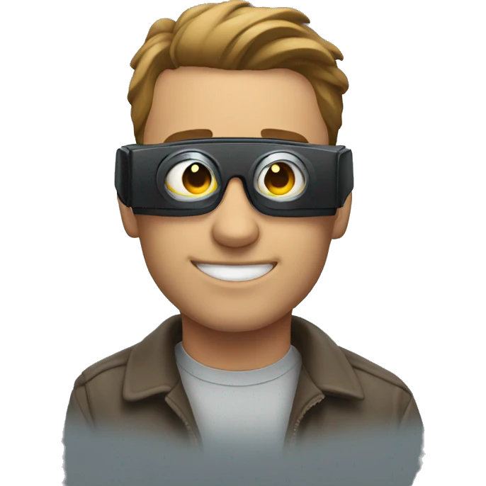 Man with oculus emoji