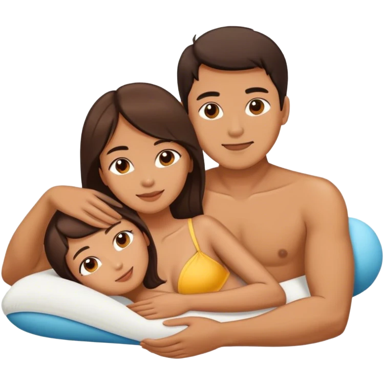 the couple is lying on shizlong emoji