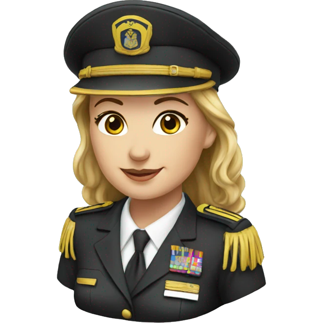 lady captain emoji