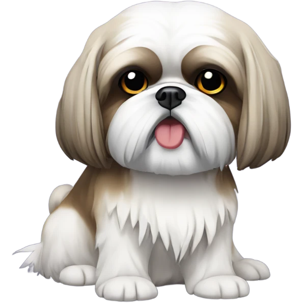 chilling shihtzu emoji