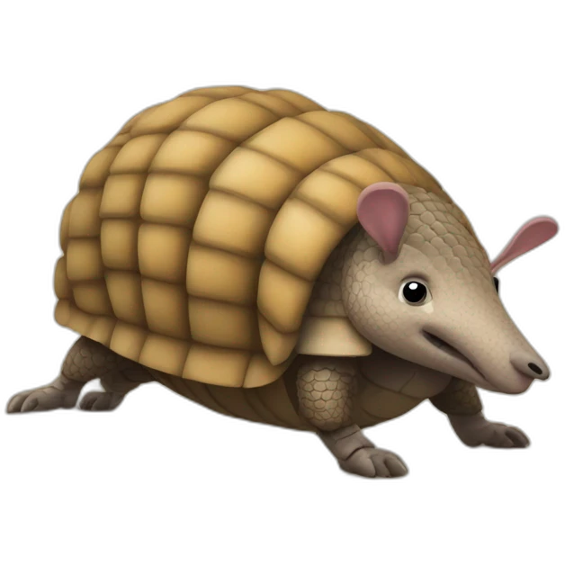 Mighty the armadillo emoji