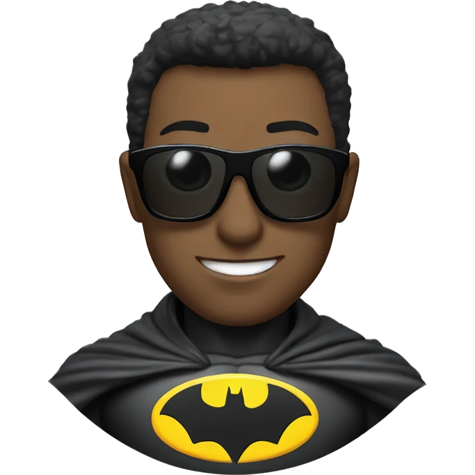 Batman wearing sunglasses ￼ emoji