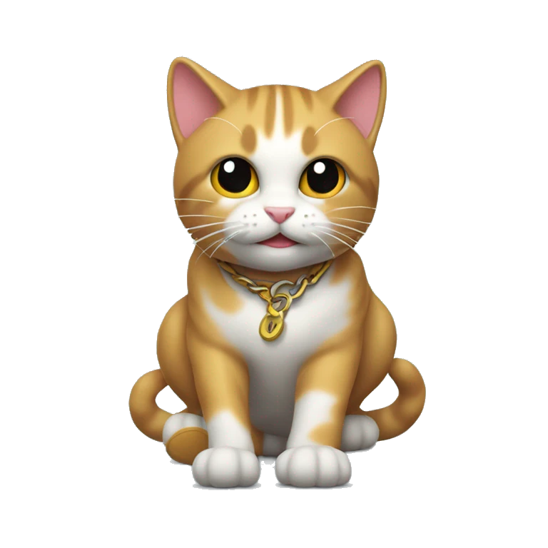 Gato segurando uma arma de brinquedo emoji