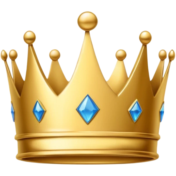 premium logo crown simple emoji