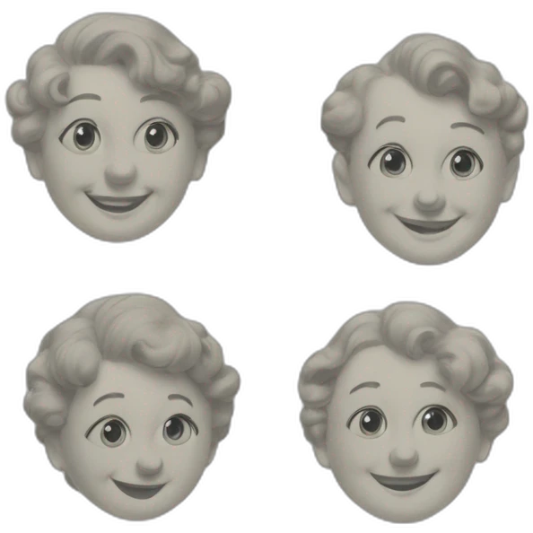 1950 pencil illustration book emoji