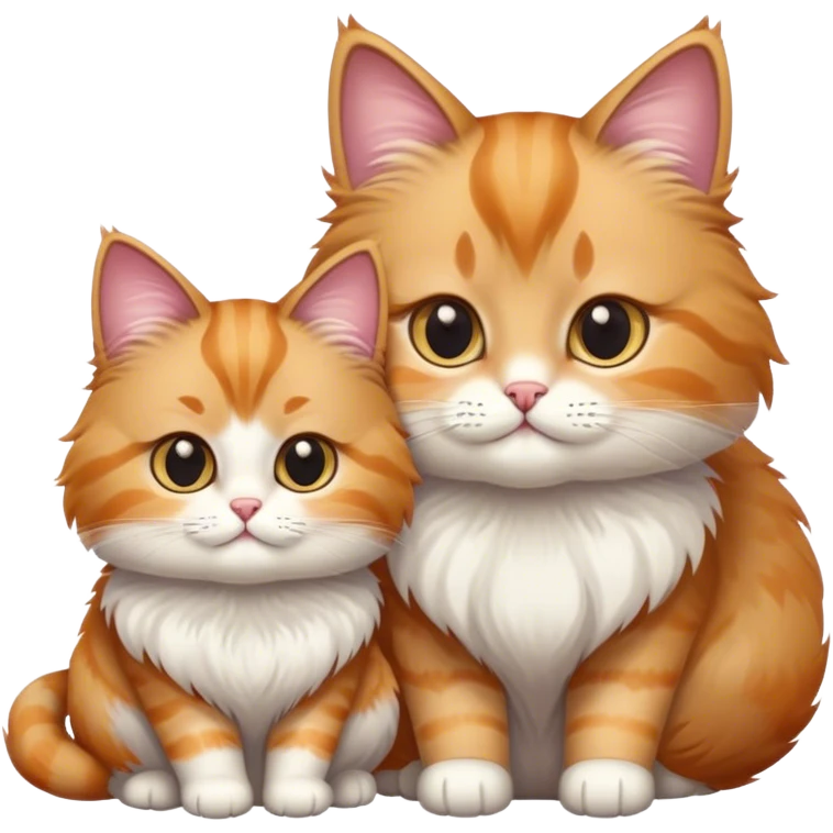 Kira cat and bixby cat emoji