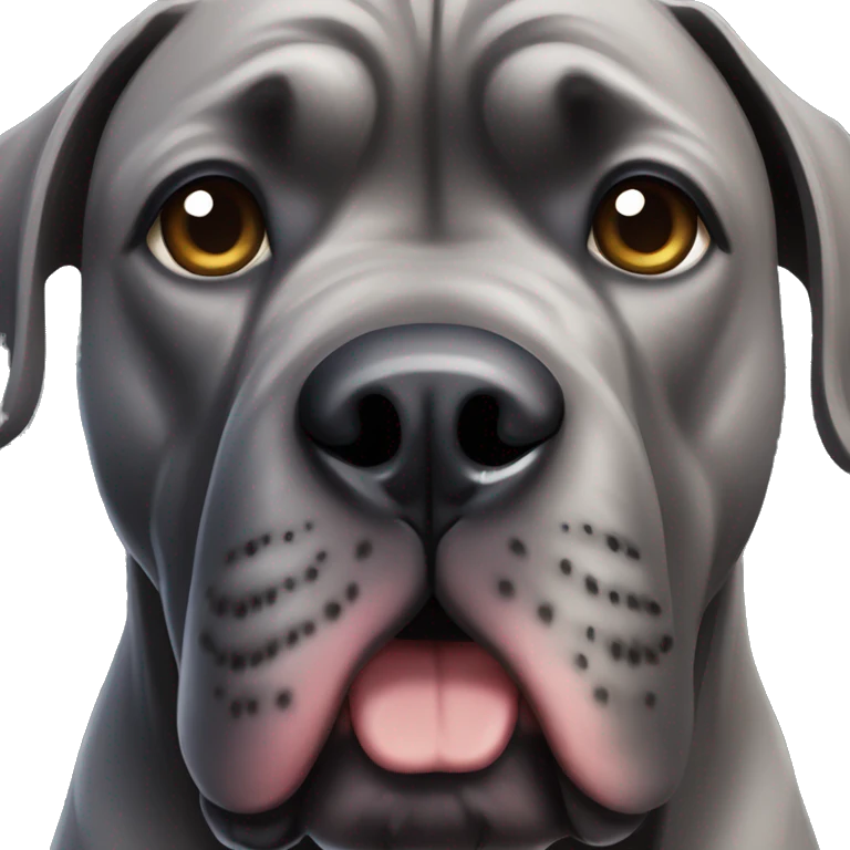 Grey cane corso emoji