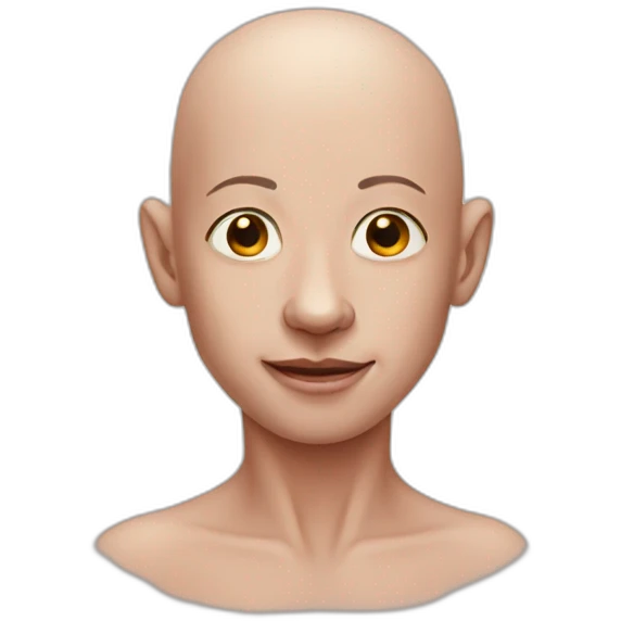 Hairless emoji