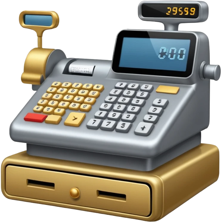 Cash register emoji