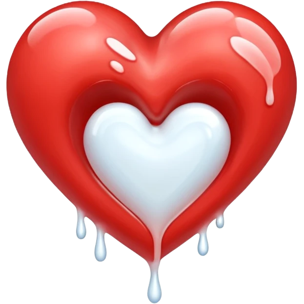 Cumshot heart emoji