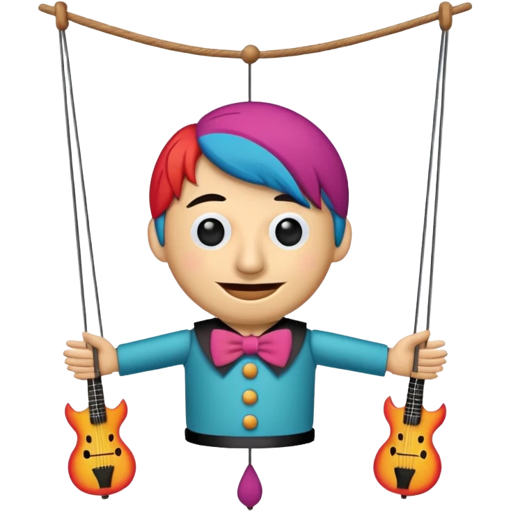 Icon for Puppet Theater: a puppet on strings emoji