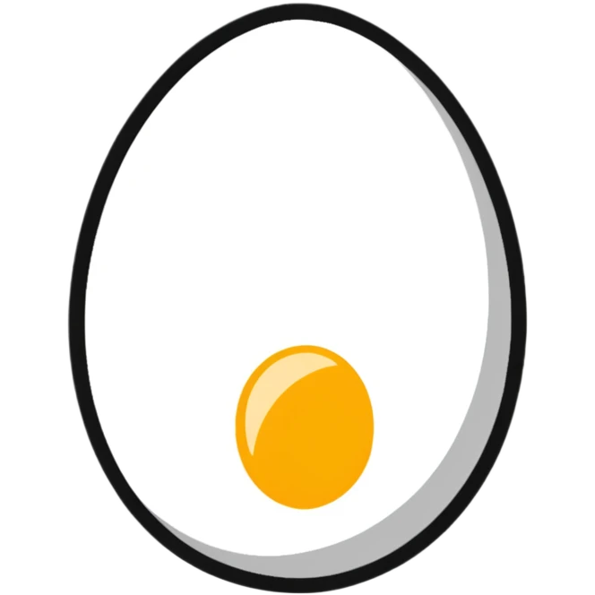 soft boiled egg emoji