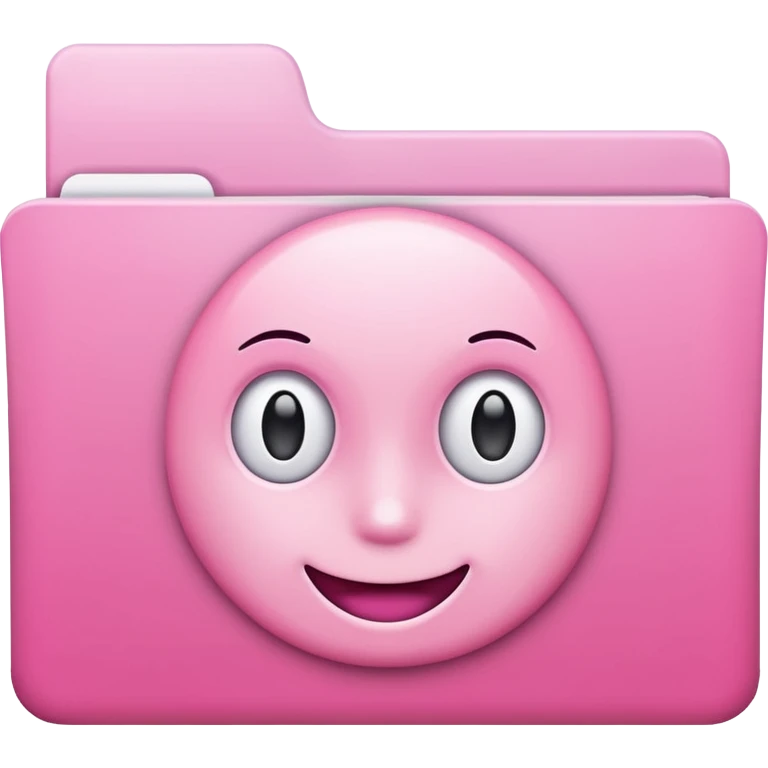 mix pink and white folder emoji