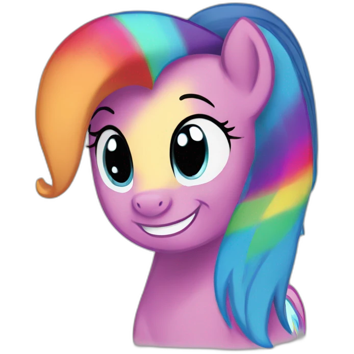 my little pony rainbow emoji
