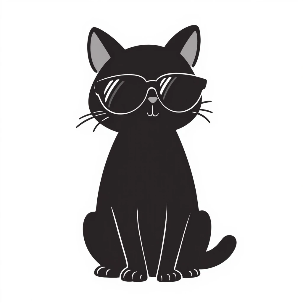cat wearing sunglasses emoji