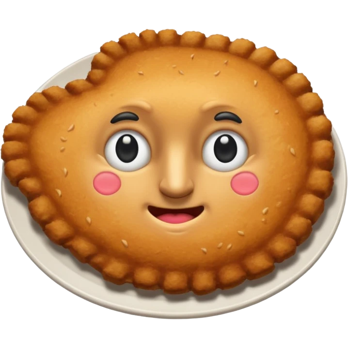 Black schnitzel emoji