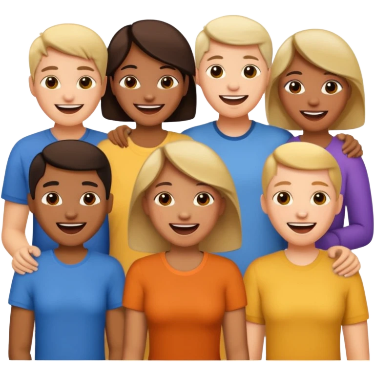 group of people talking emoji