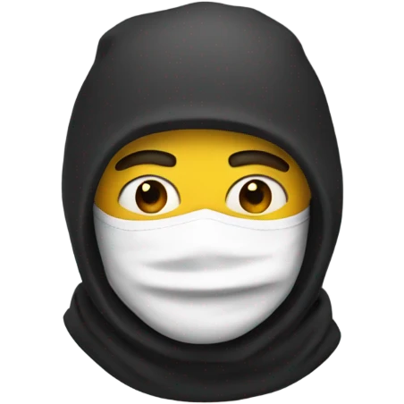 Man with a ski mask emoji