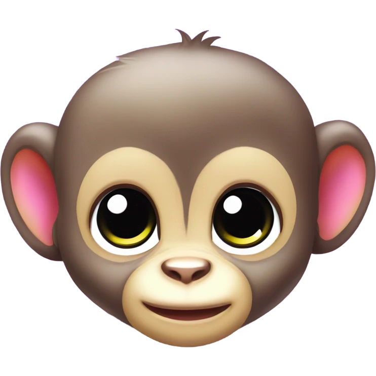 Lisa frank baby monkey emoji