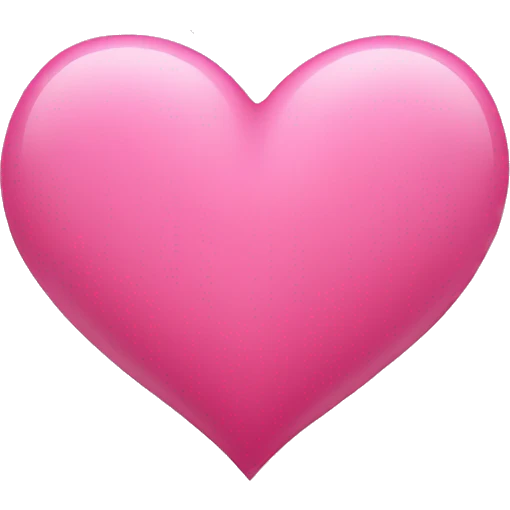 Pink heart emoji