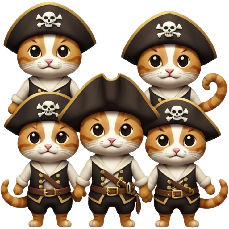 pirate cats emoji