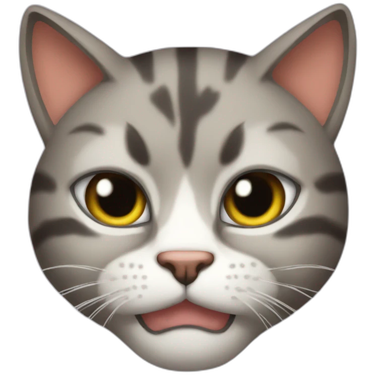 Muscle cat emoji