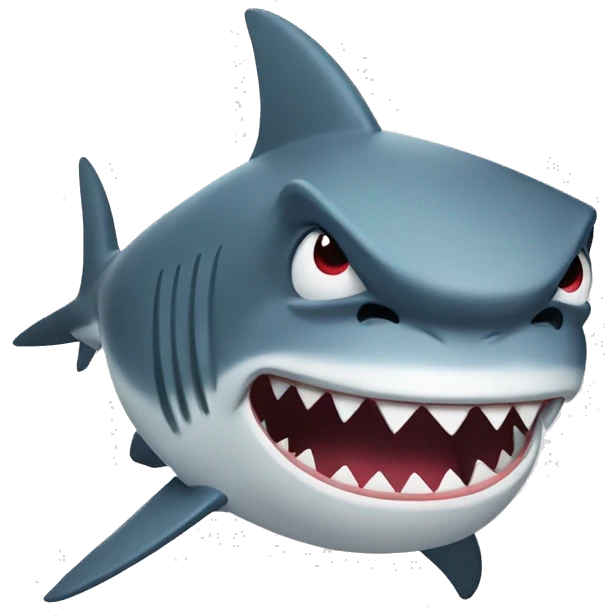 angry spotify shark emoji