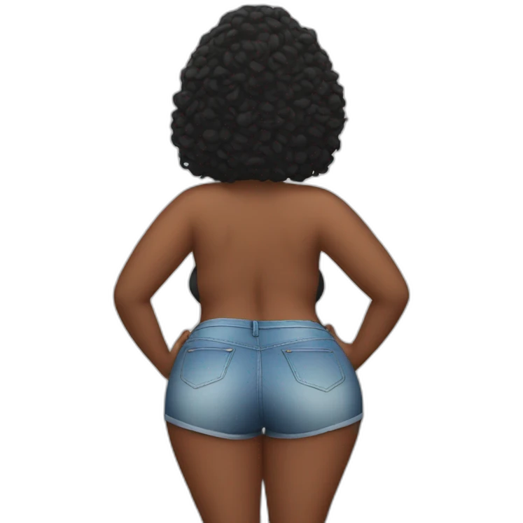 woman with big butt emoji