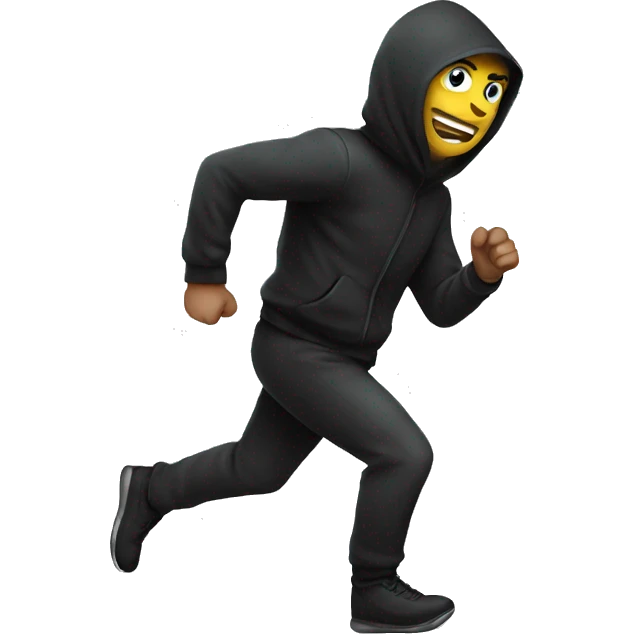 thief running emoji