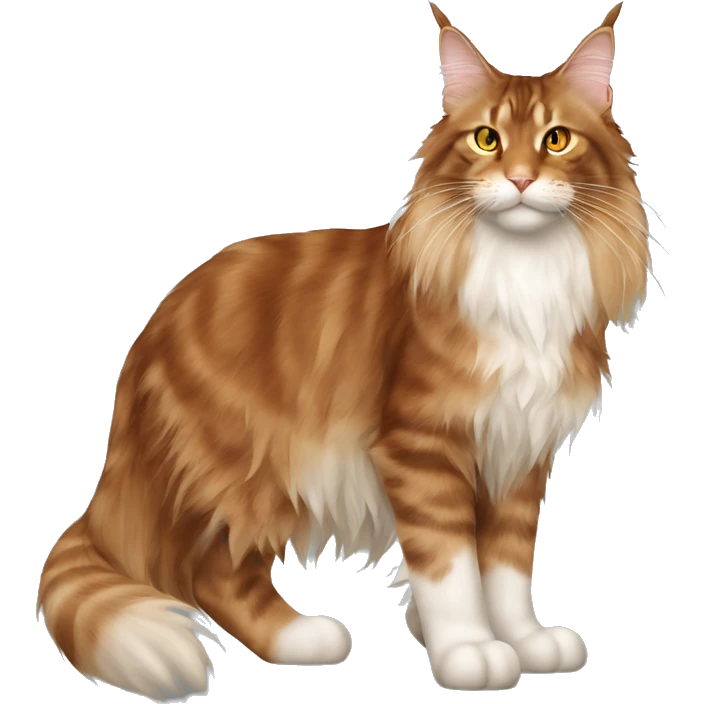 Maine Coon red emoji